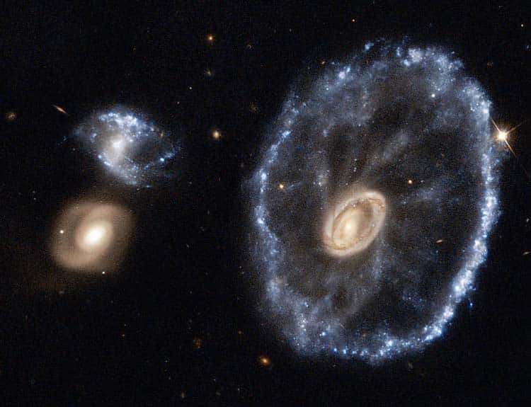دانستنی‌های جالب علمی: کهکشان چرخ گاری